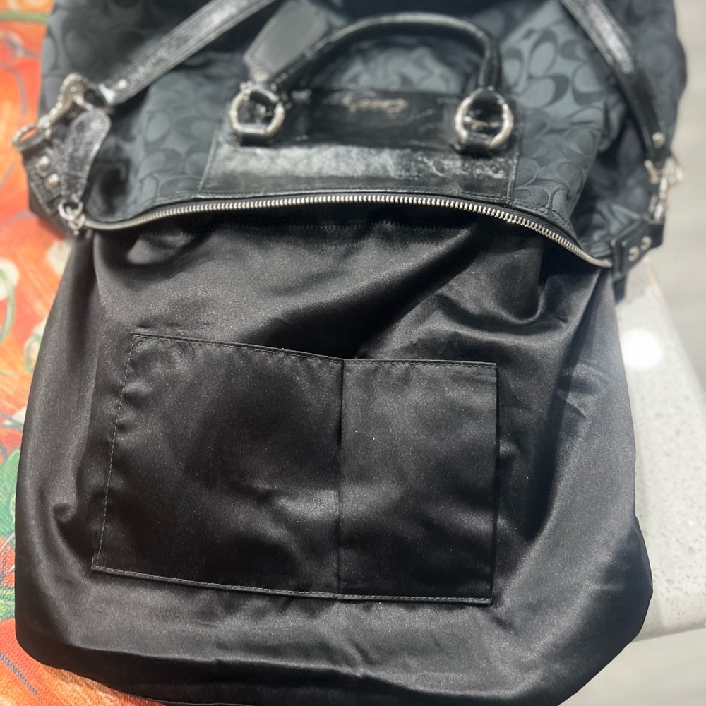 Coach Black Satchel Bag - Picture 6 of 11